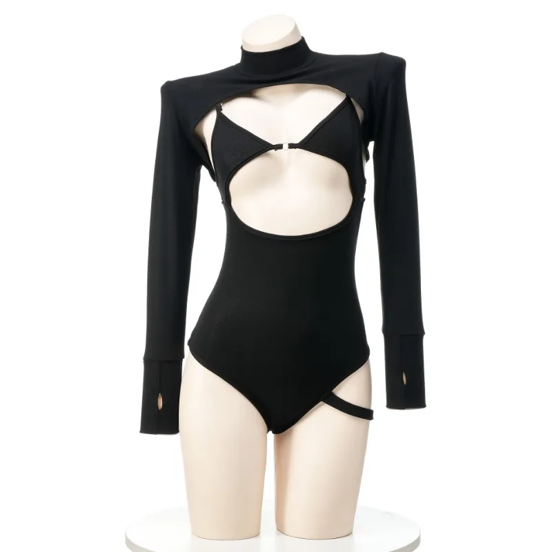 Sleeveless Jumpsuit - Débardeur gothique anime ajouré sans manches