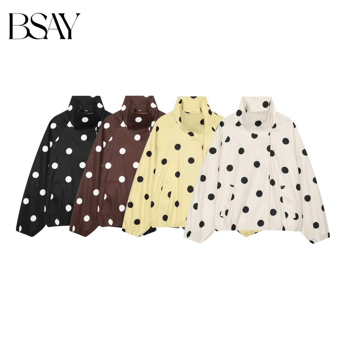 Women'S Fashion Bomber Jacket - BSAY 2026 Nouvelle veste bomber polyvalente