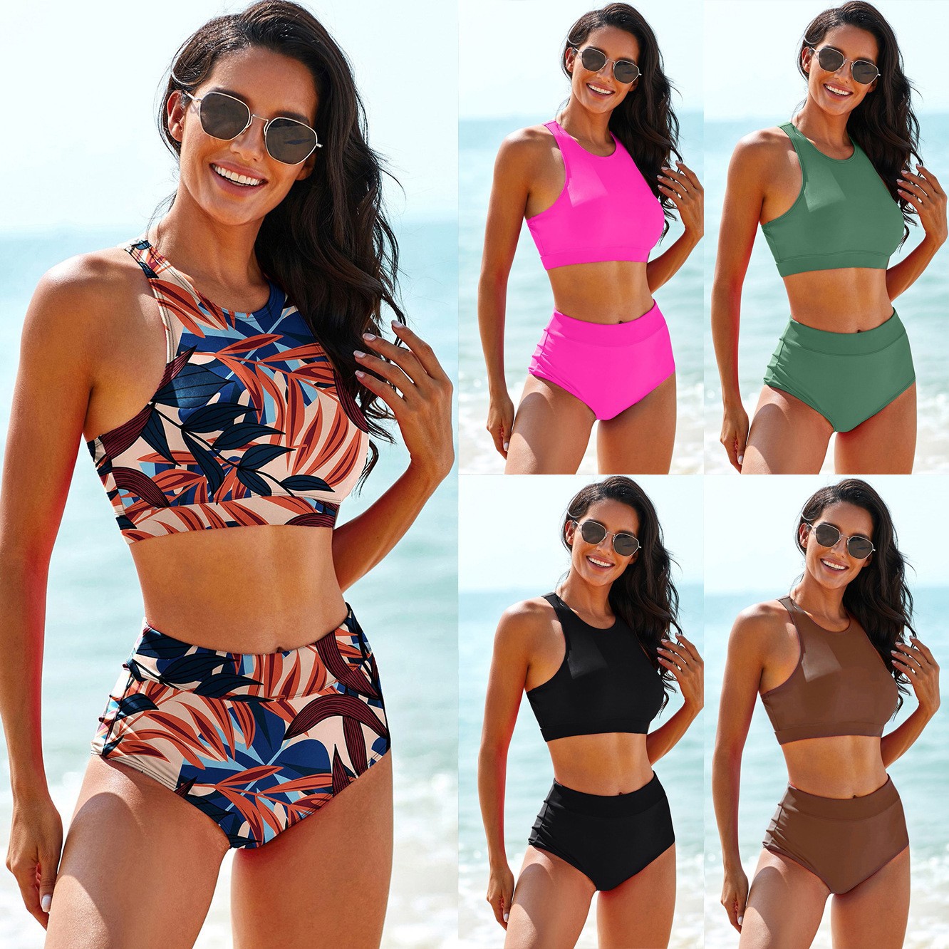 Crop Top Women - Maillots de bain femme : Tankini