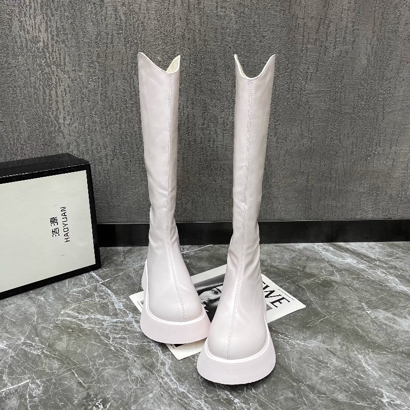 Winter Fashion Women Boots - Nouvelles bottes hautes antidérapantes simples à