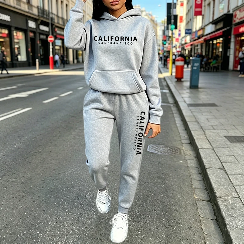 Women Fashion Outfits - Ensemble de survêtement décontracté urbain pour