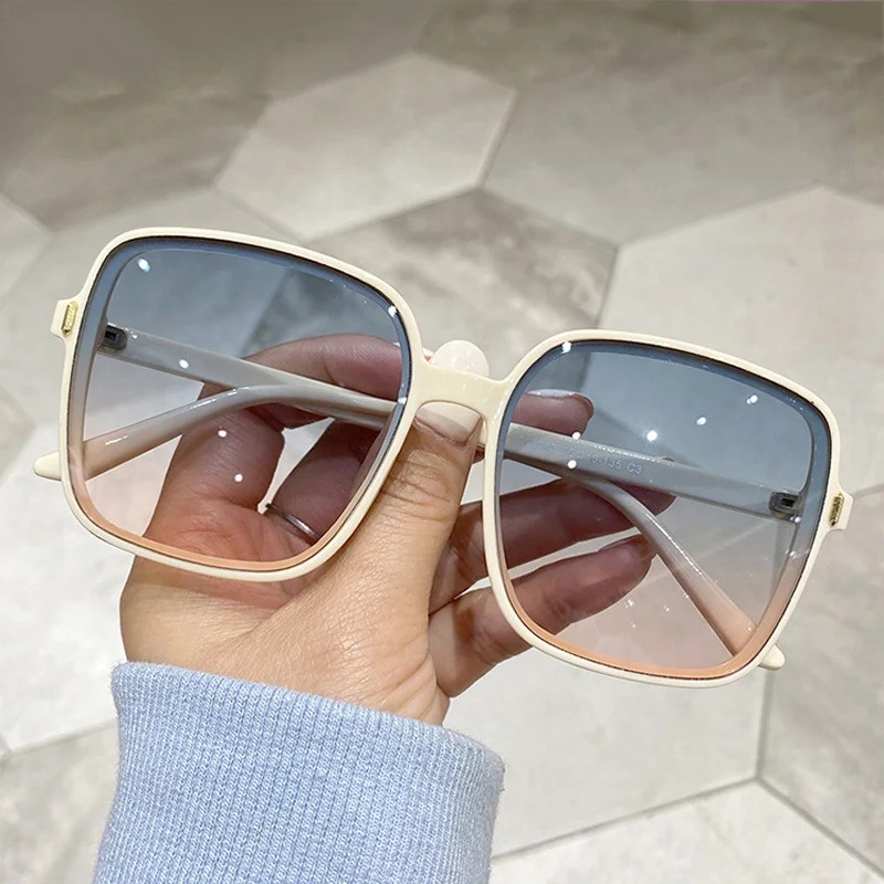 Women'S Fashion Reading Glasses - Lunettes de soleil carrées surdimensionnées vintage