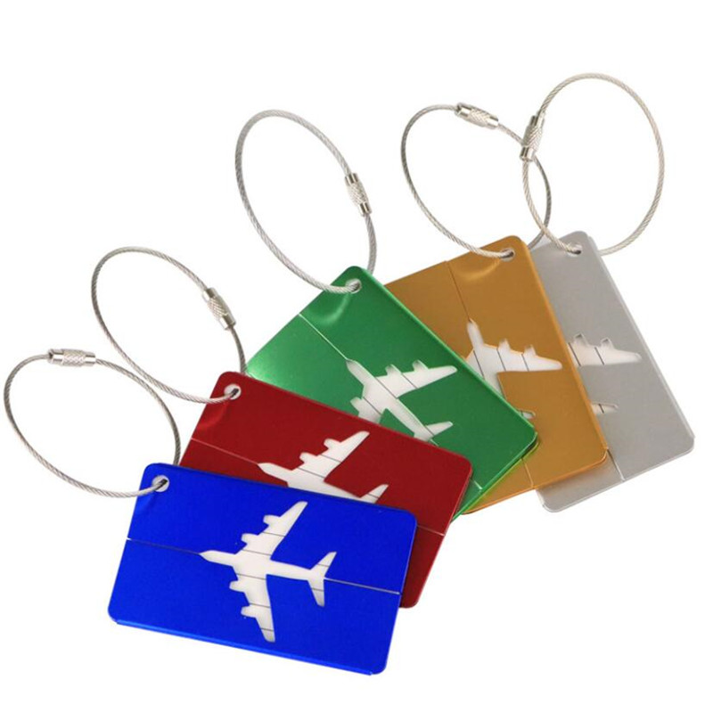 Women'S Fashion Labels - Étiquettes de bagages en alliage d'aluminium