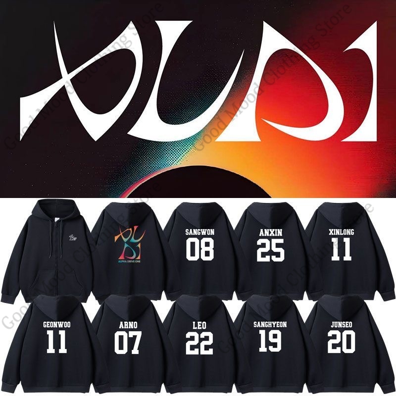 Women'S Fashion Zip Up Hoodies - ALPHA DRIVE ONE sweat à capuche