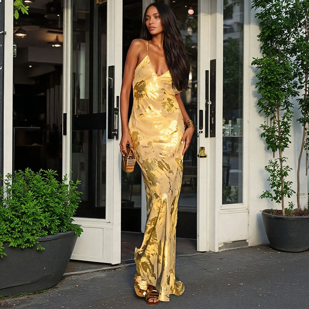 Women'S Fashion Gilded Age - Été 2025 nouveaux produits robe à