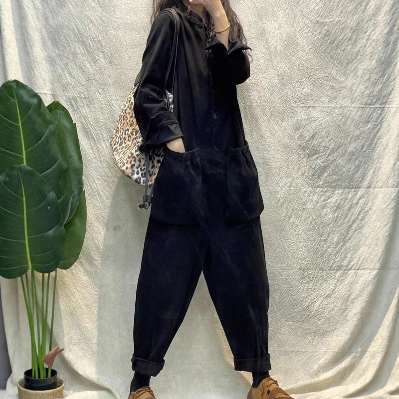 Women'S Fashion Utility Pants - Combinaison décontractée pour femme, cargo, ample,