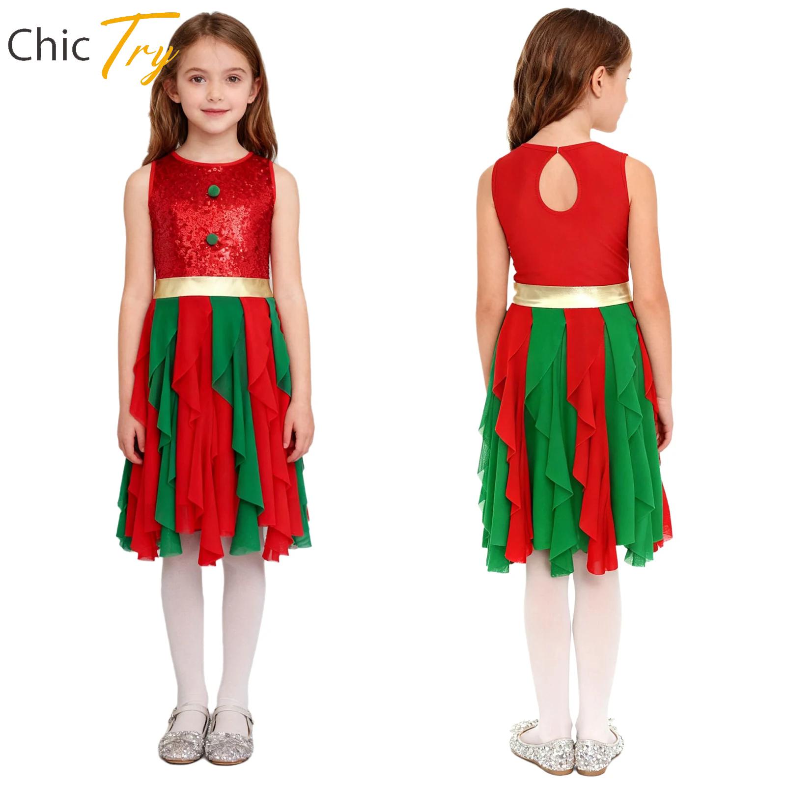 Sleeveless Jumpsuit - Robe de noël pour filles, sans