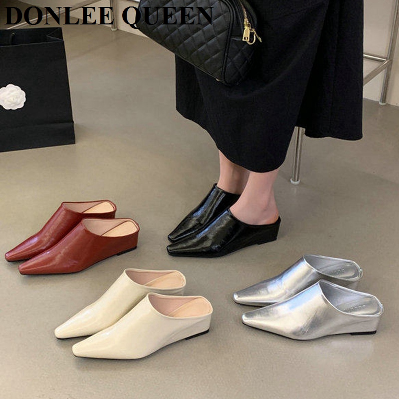 Women Queen Fashion - Mules à bout fermé pour femme,
