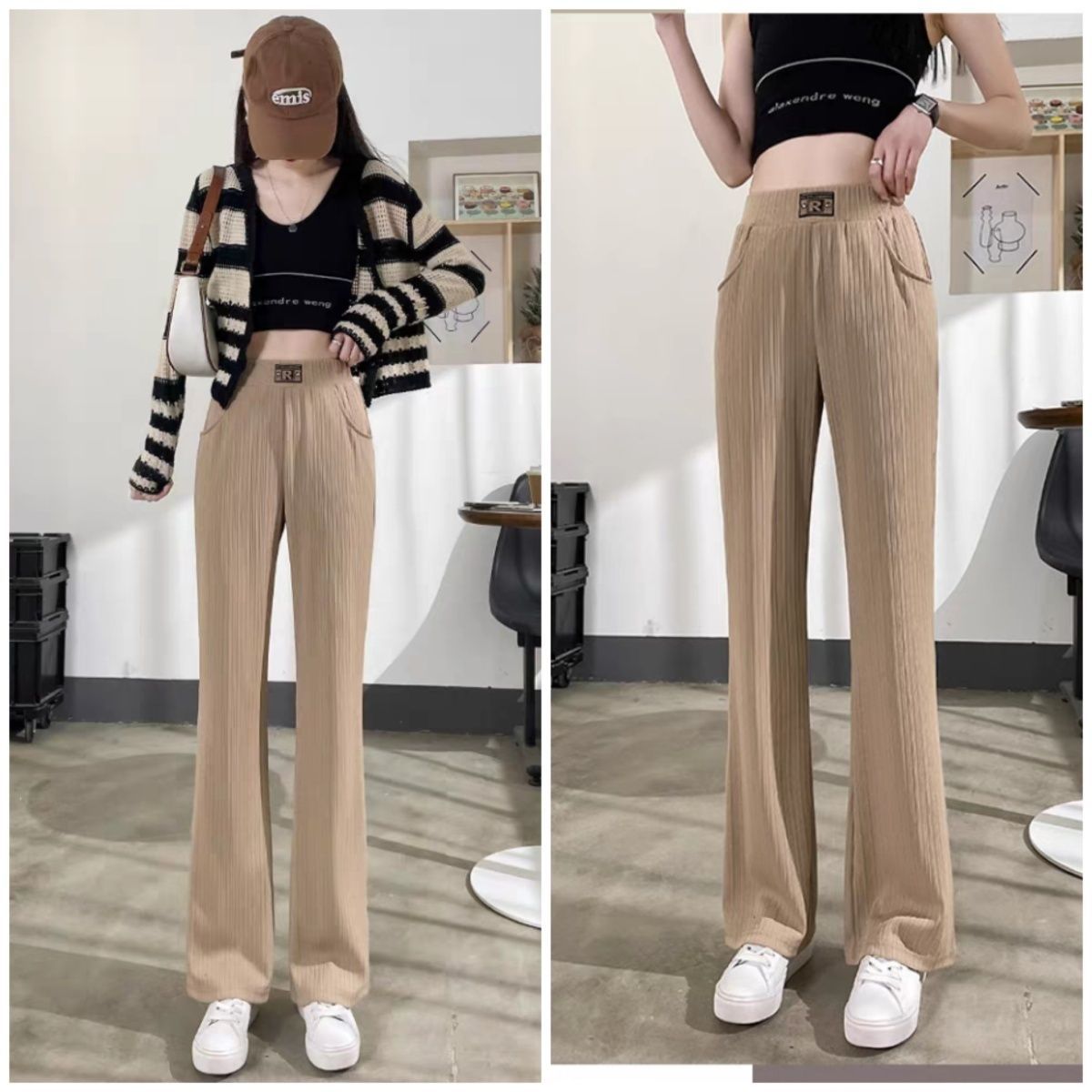 Women'S Fashion Utility Pants - Pantalon Cargo pour femmes, jogging, multi-poches,