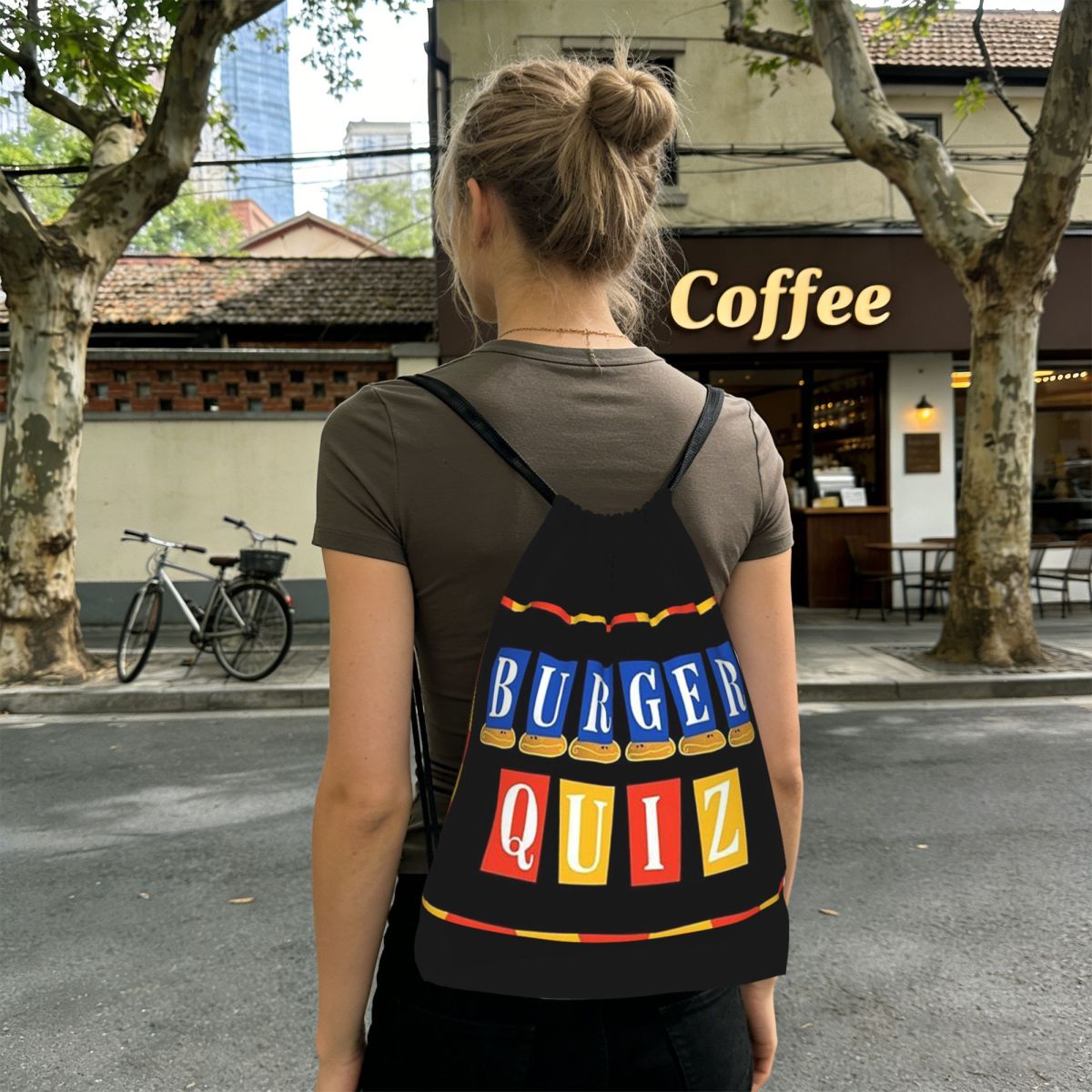 Women'S Fashion Quiz - Burger Quiz Nouveaux sacs à dos