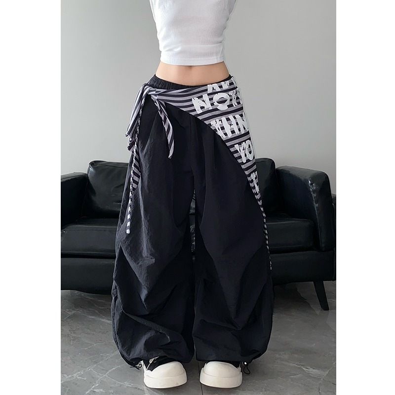 Women'S Fashion Utility Pants - Pantalon parachute Y2K pour femme, design