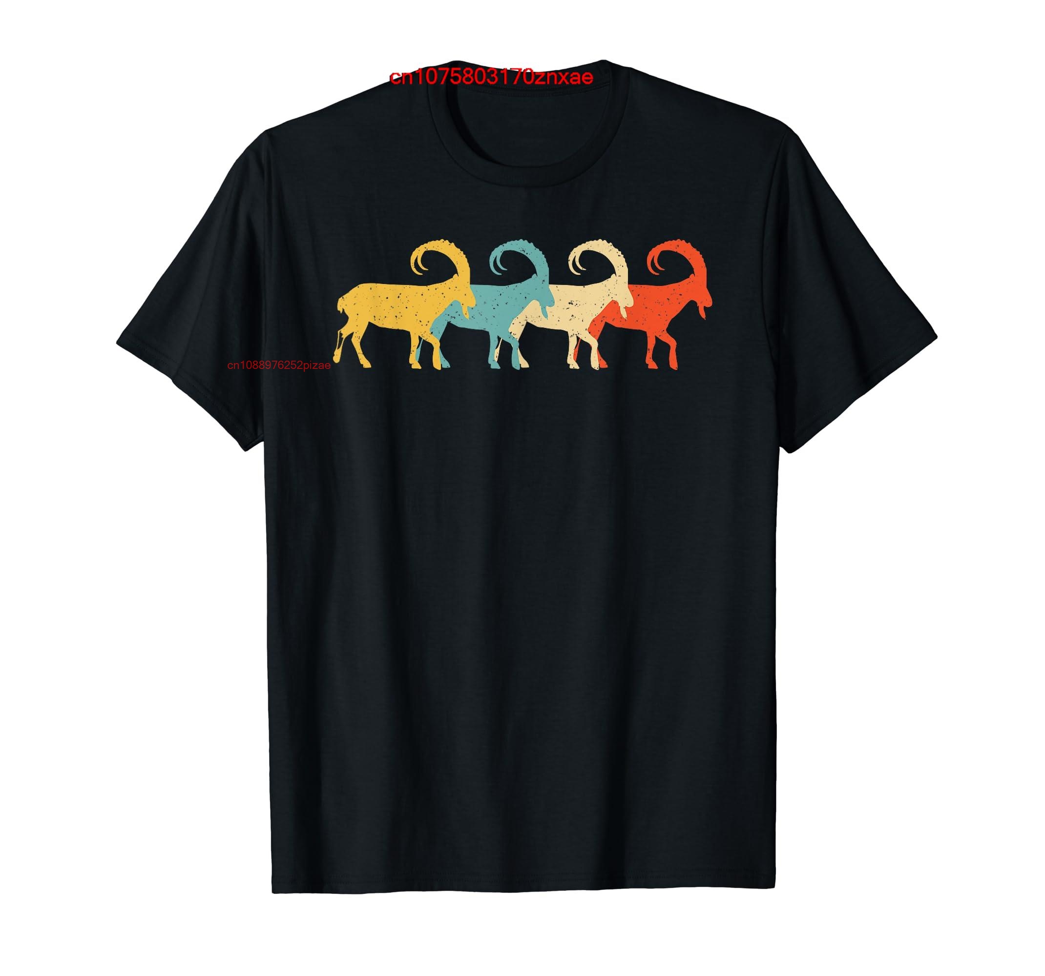 Women'S Fashion In The 60S - 100% coton Markhor Vintage rétro chèvre