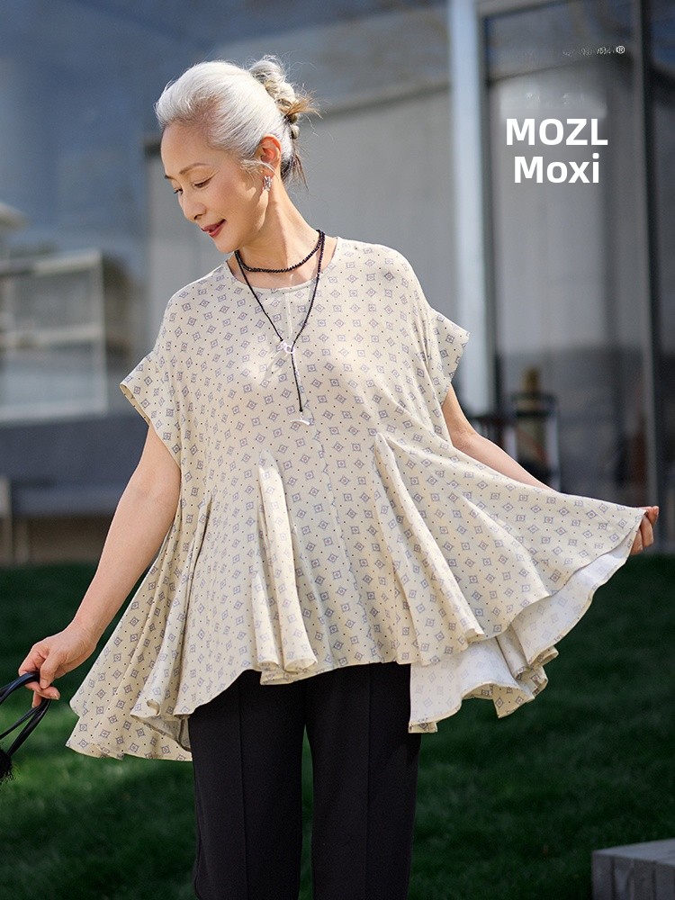 Women'S Fashion In The 60S - Muzhi T-shirt d'été à manches courtes