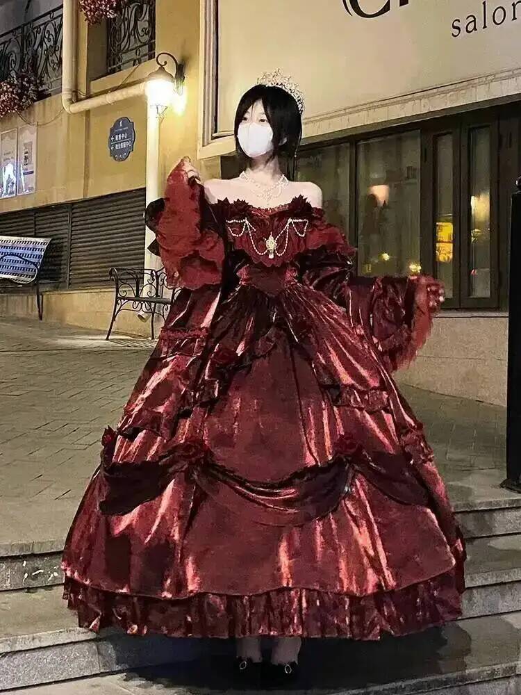Women Fashion Reddit - Robe de Princesse Lolita Longue et
