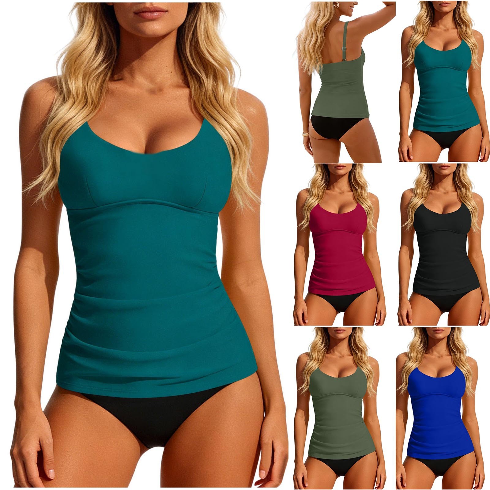 Crop Top Women - Tankini femme 2026, haut de tankini