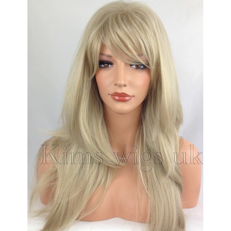Women Fashion Uk - Perruque longue blonde résistante à la