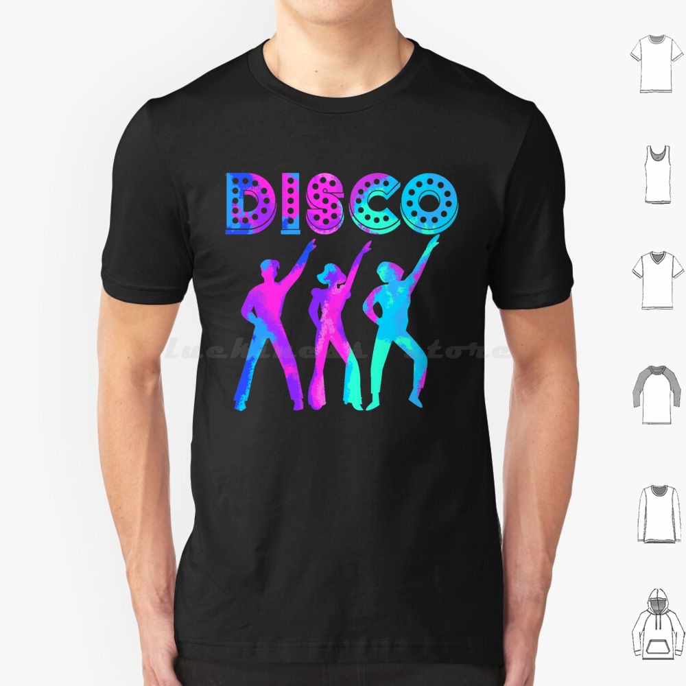 Women'S Fashion In The 60S - Disco 70's néon danse fête t-shirt
