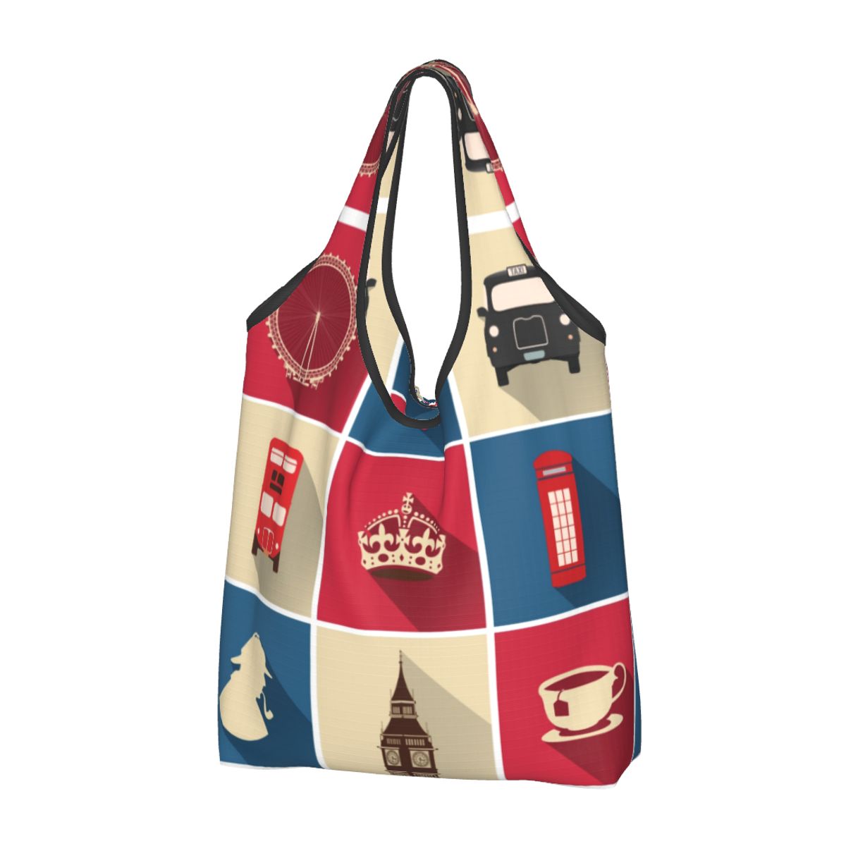 Women Fashion Uk - Sac fourre-tout portable britannique Sensation Red