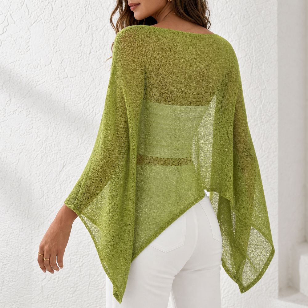 Asymmetric Top Women - Poncho élégant à épaules dénudées, design