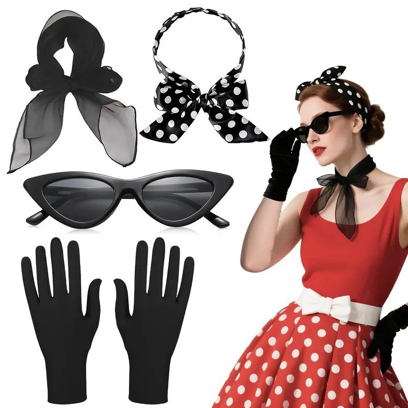 Women'S Fashion Of The 50S - Accessoires de costume rétro des années