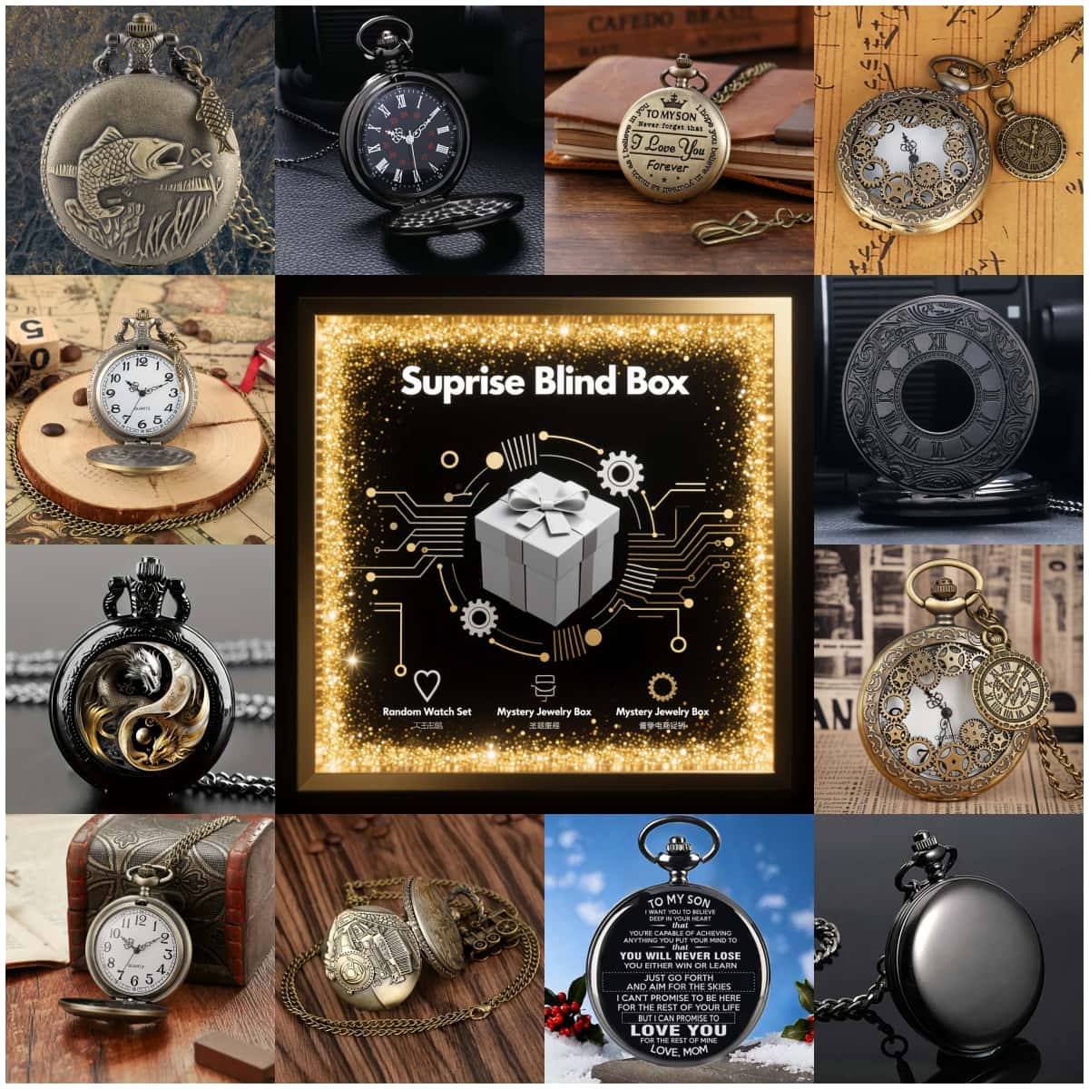 Montre mystère Surprise, boîte - Fashion Women Watches avis et prix