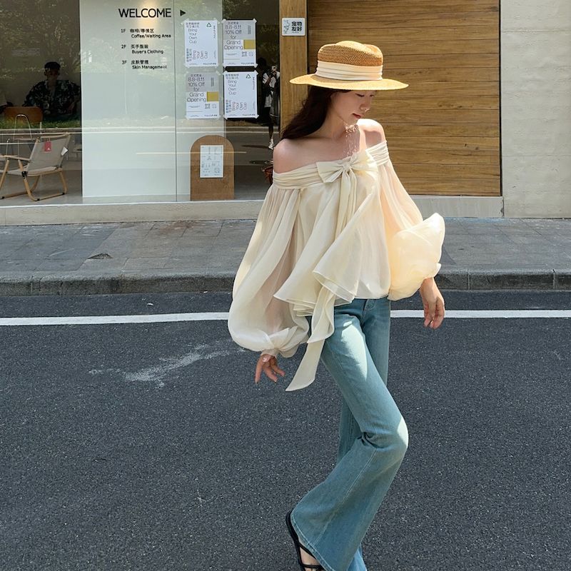 Chemisier asymétrique à épaule - Asymmetric Top Women avis et prix