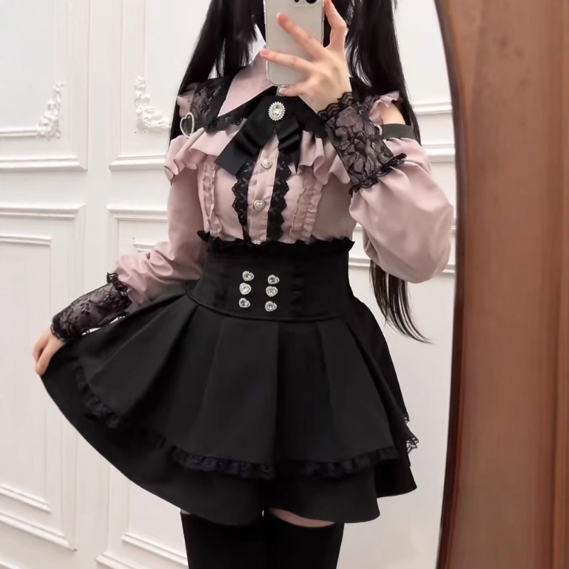 Ensemble de tenue Jirai Kei po - Women'S Y2K Fashion Aesthetic avis et prix