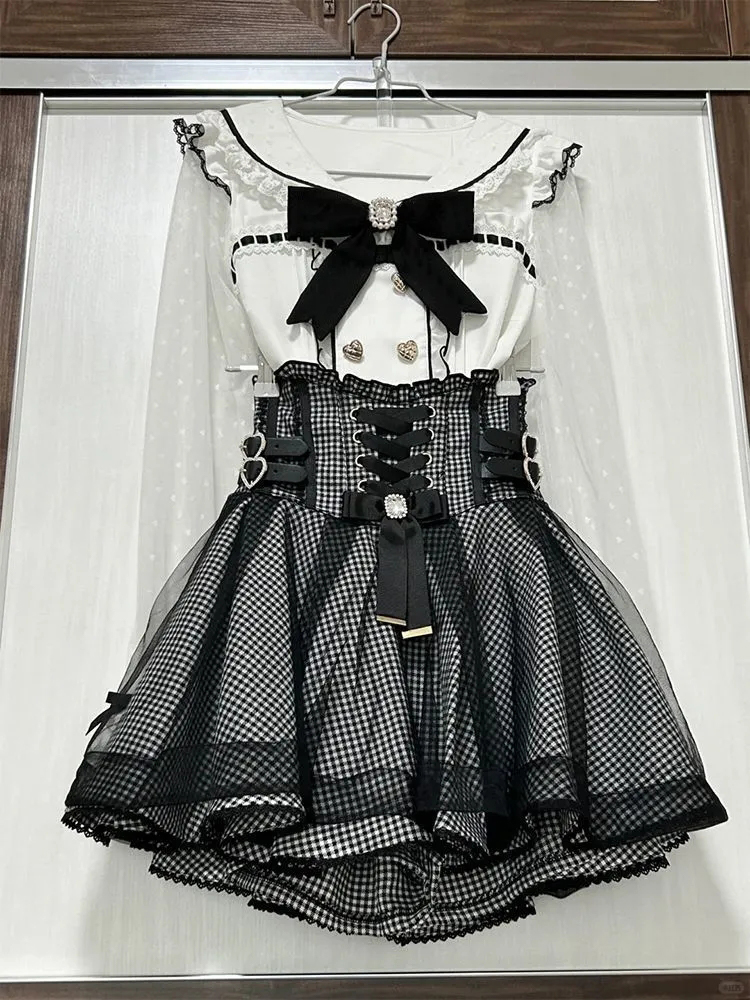 Ensemble 2 pièces esthétique j - Women'S Y2K Fashion Aesthetic avis et prix