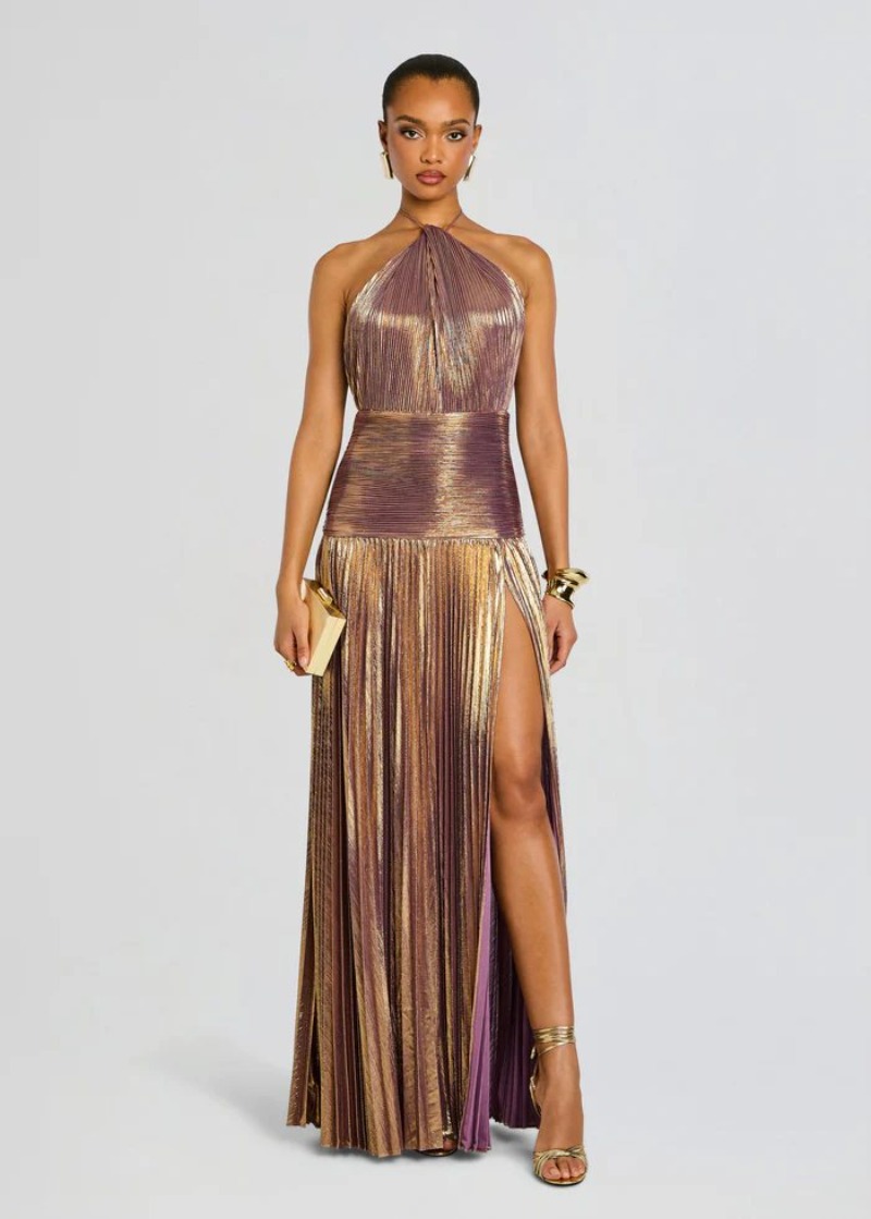Robe de soirée longue plissée  - Women'S Fashion Gilded Age avis et prix