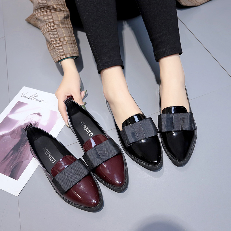 Mocassins à bout pointu en cui - Women Fashion Reddit avis et prix