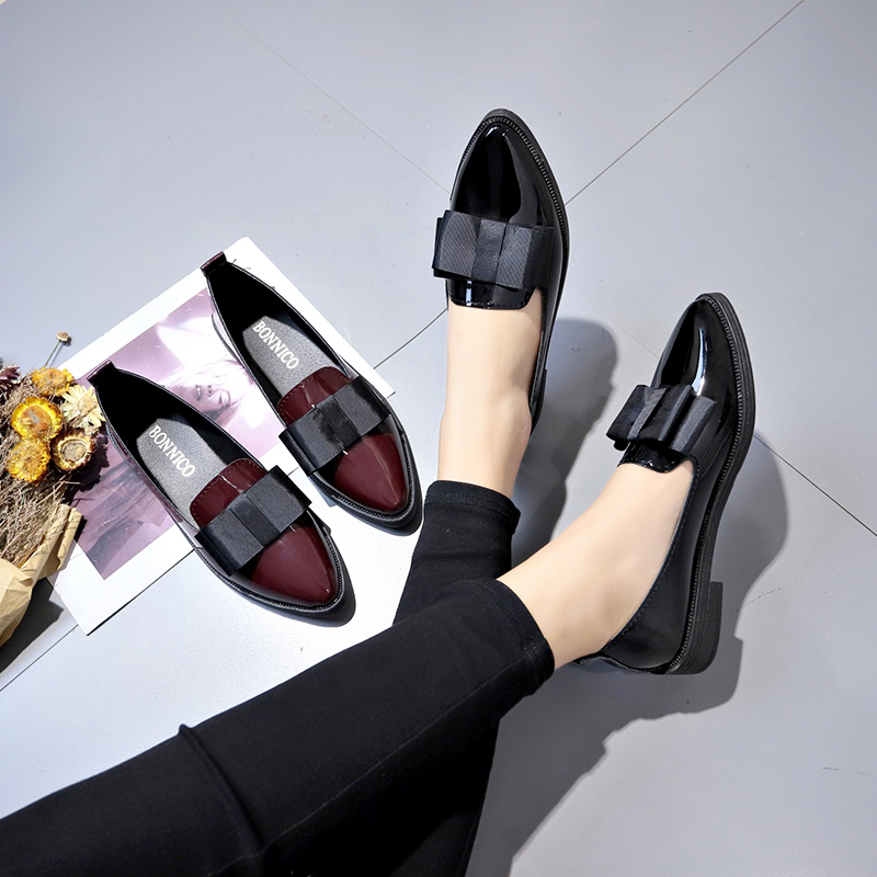 Mocassins à bout pointu en cui - Women Fashion Reddit avis et prix