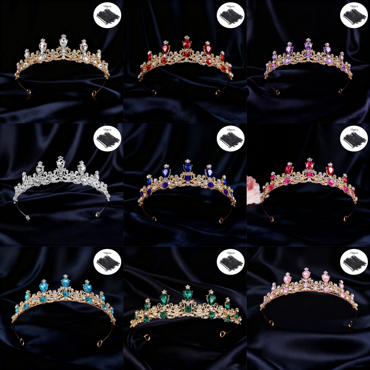 Tiare de mariée vintage avec s - Women Queen Fashion avis et prix