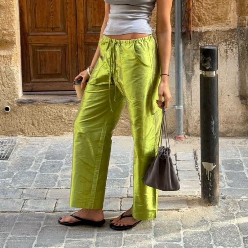 Pantalon cargo métallisé brill - Women'S Fashion Utility Pants avis et prix