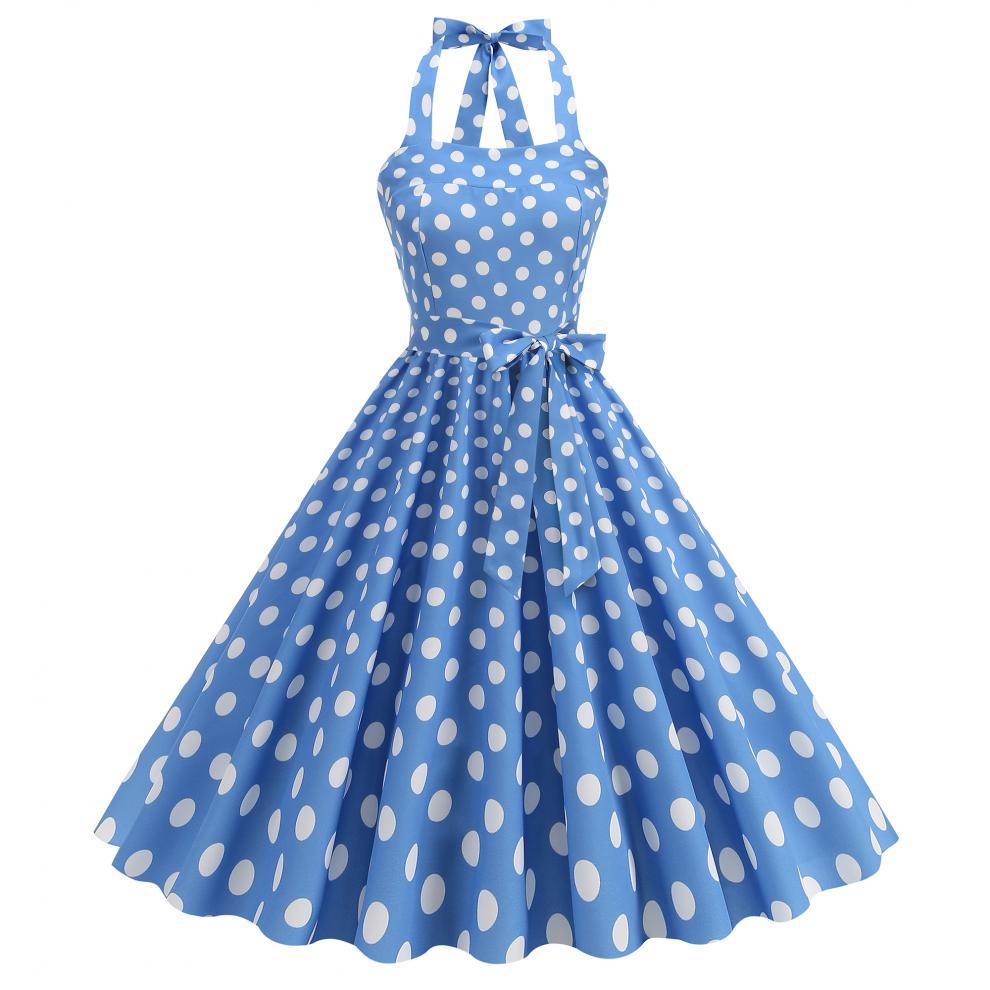 Robe de soirée swing sexy jaun - Women'S Fashion Of The 50S avis et prix