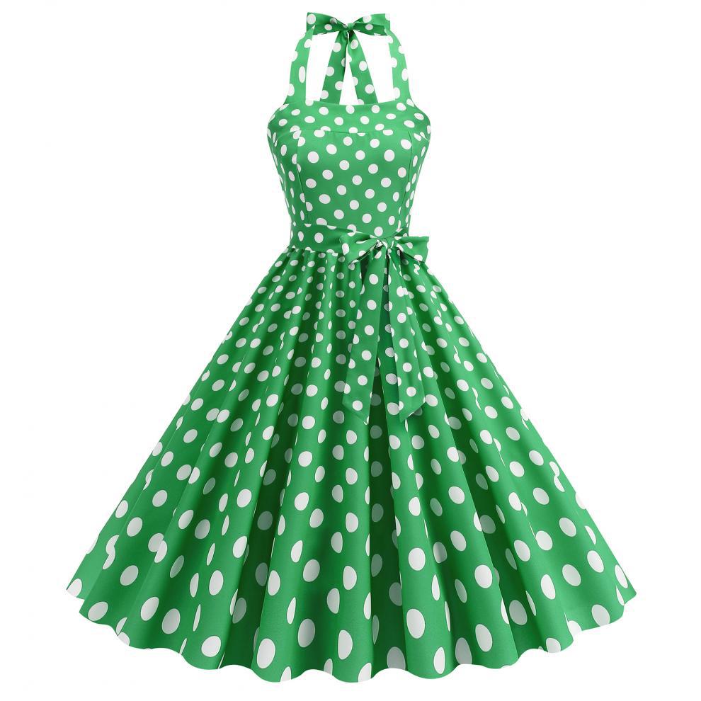 Robe de soirée swing sexy jaun - Women'S Fashion Of The 50S avis et prix