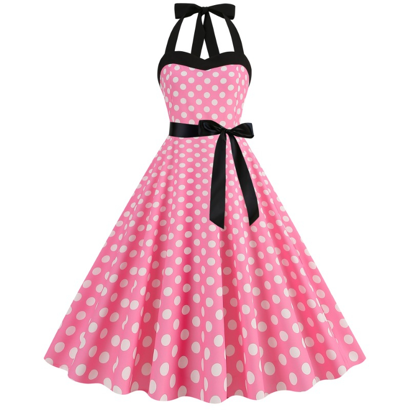 Robe élégante pour femmes à po - Women'S Fashion Of The 50S avis et prix