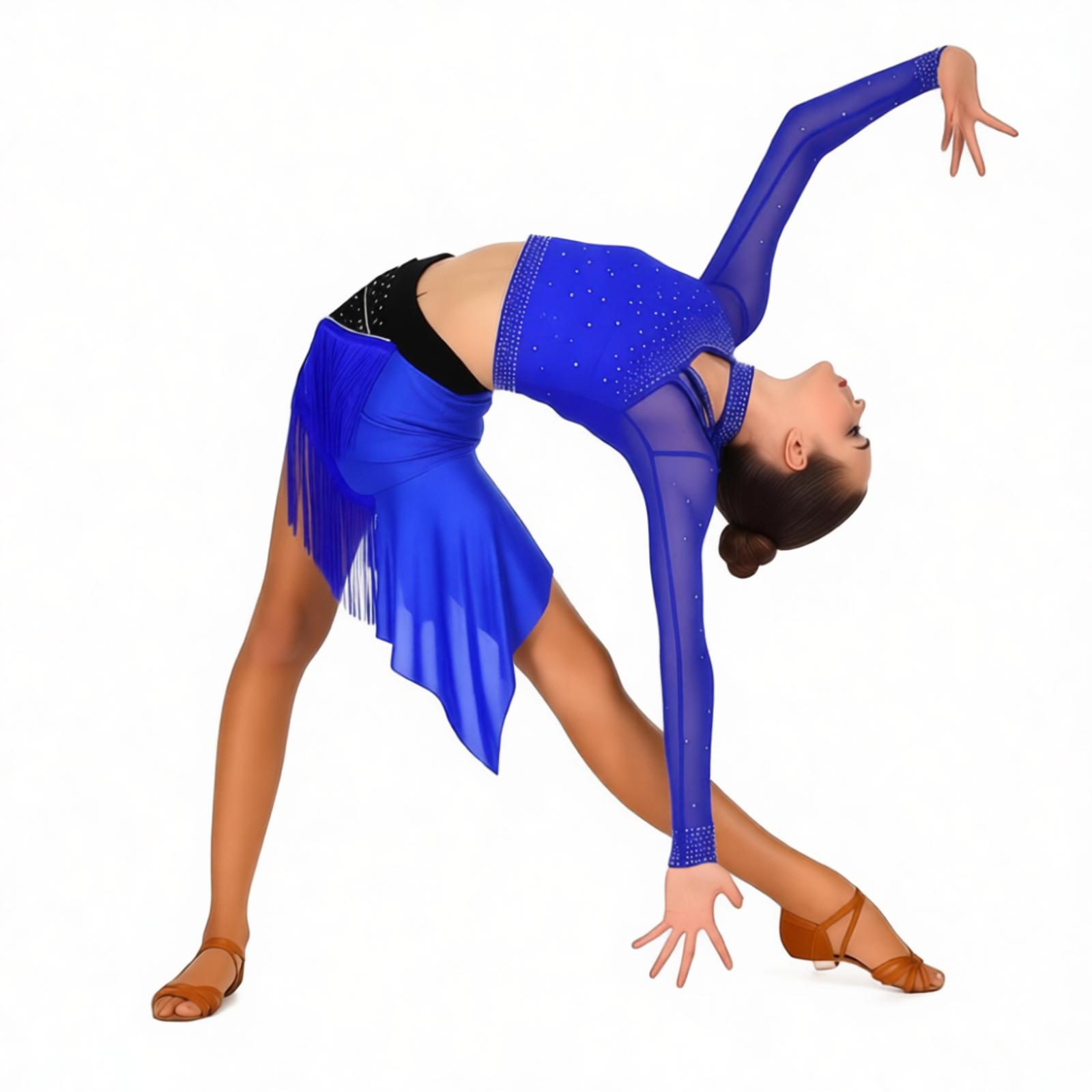 Ensemble de danse latine et de - Asymmetric Top Women avis et prix