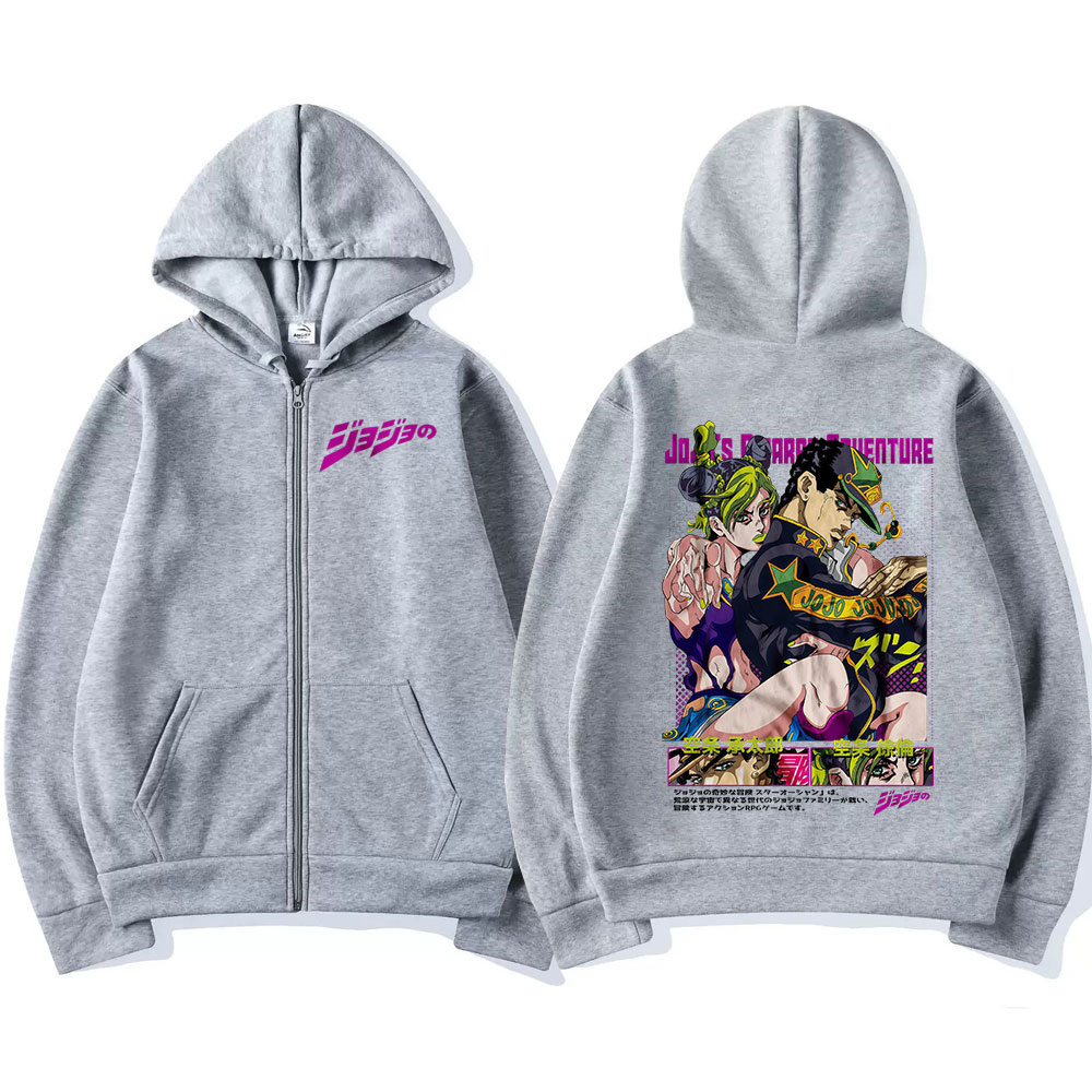 Anime Jojo Bizarre Adventure s - Women'S Fashion Zip Up Hoodies avis et prix