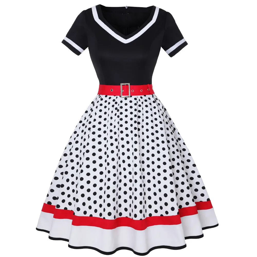 Robe trapèze Vintage à manches - Women'S Fashion Of The 50S avis et prix