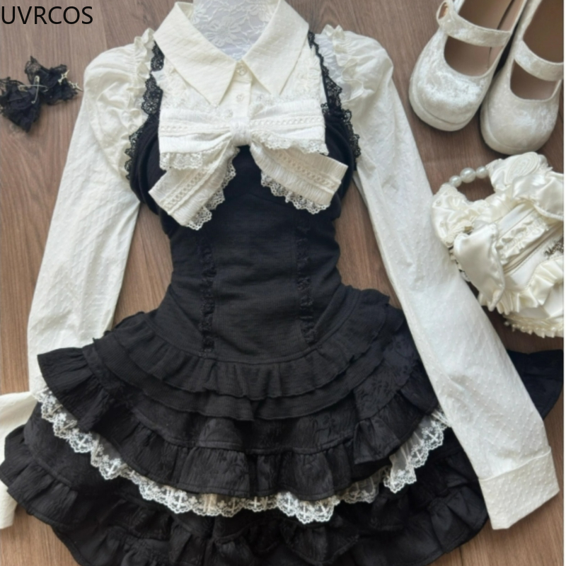 Ensemble 3 pièces Style Lolita - Women'S Y2K Fashion Aesthetic avis et prix