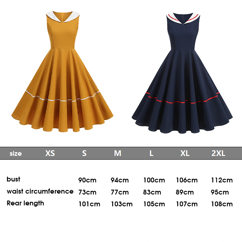  Robe Vintage Style Marine An - Women'S Fashion Of The 50S avis et prix