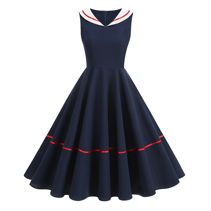  Robe Vintage Style Marine An - Women'S Fashion Of The 50S avis et prix