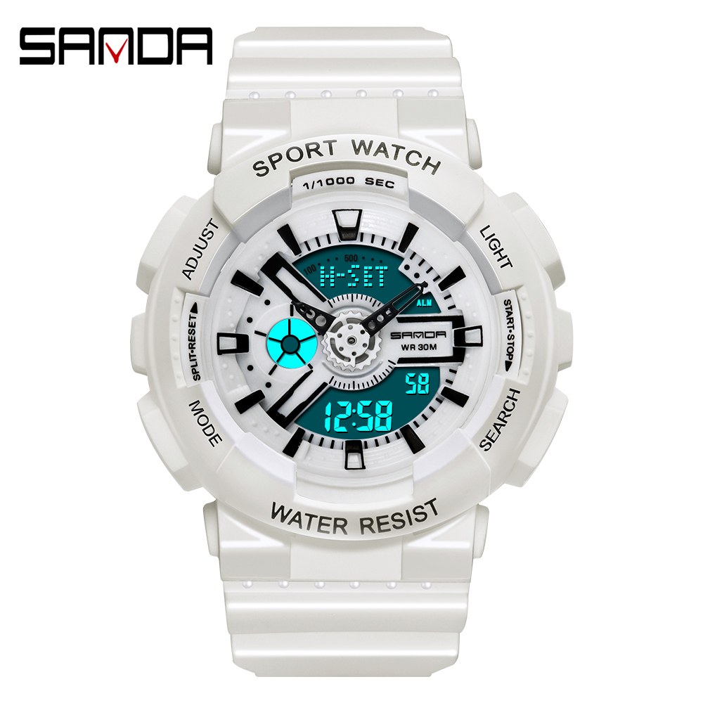 Sanda-Montre numérique blanche - Women Fashion Zone avis et prix