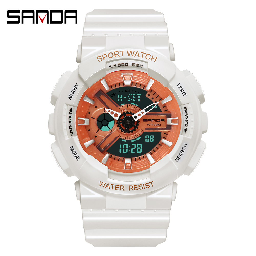 Sanda-Montre numérique blanche - Women Fashion Zone avis et prix
