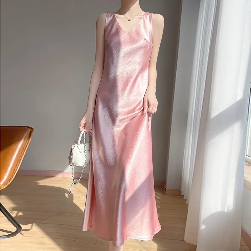 Robes longues en satin doré ha - Women'S Fashion Gilded Age avis et prix