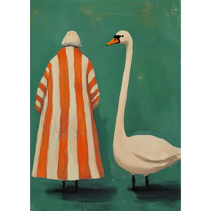 Peinture à l'huile rétro abstr - Women'S Fashion In The 60S avis et prix