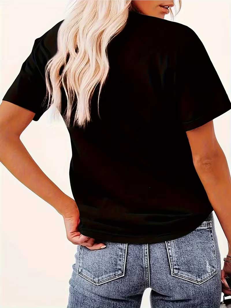 T-shirt graphique croix gothiq - Women'S Y2K Fashion Aesthetic avis et prix
