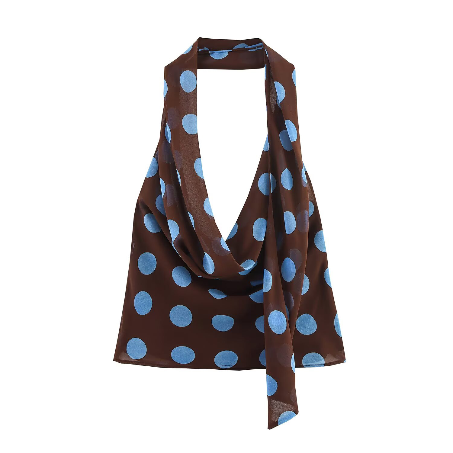 Ensemble écharpe fine à pois p - Asymmetric Top Women avis et prix