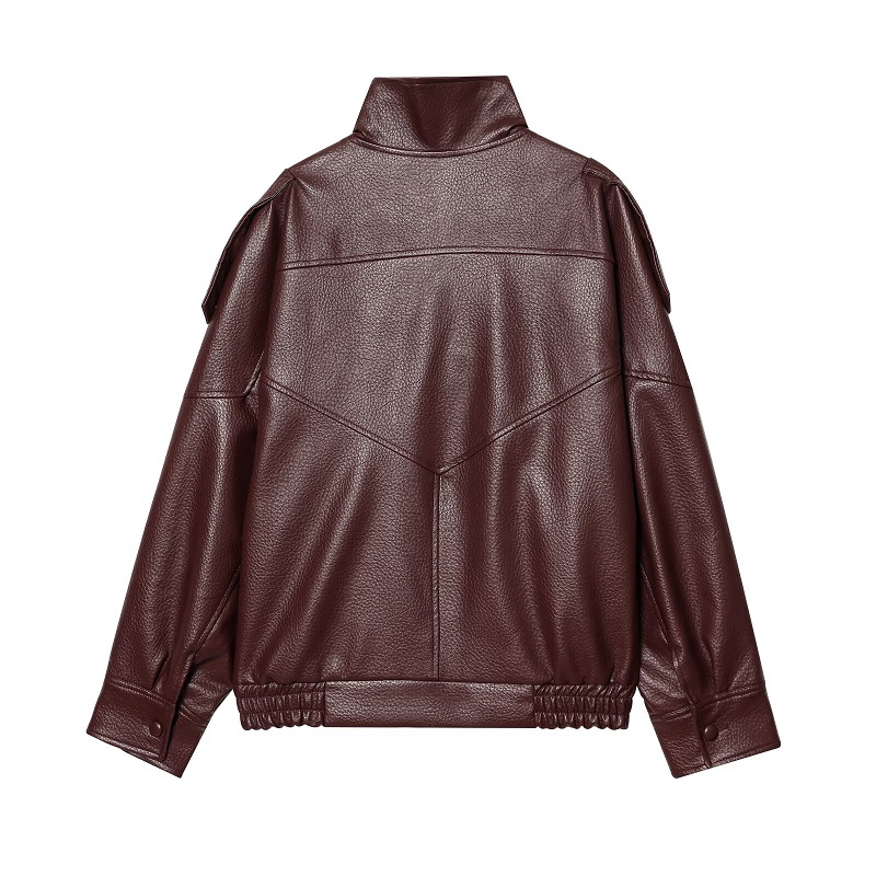 Vestes en similicuir pour femm - Women'S Fashion Bomber Jacket avis et prix