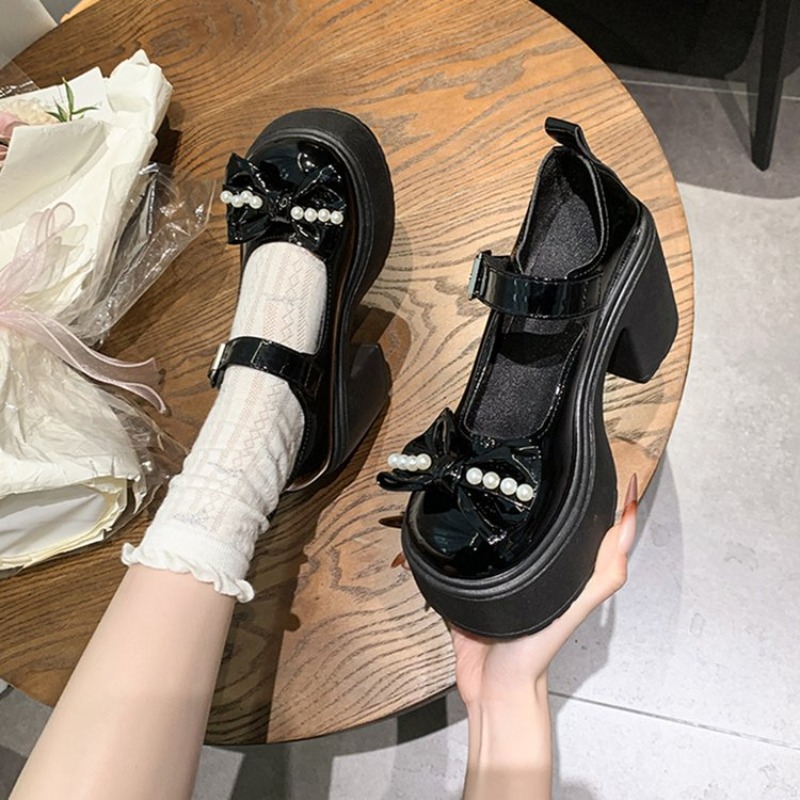 Chaussures Lolita 2026 noires  - Women Fashion Heels avis et prix
